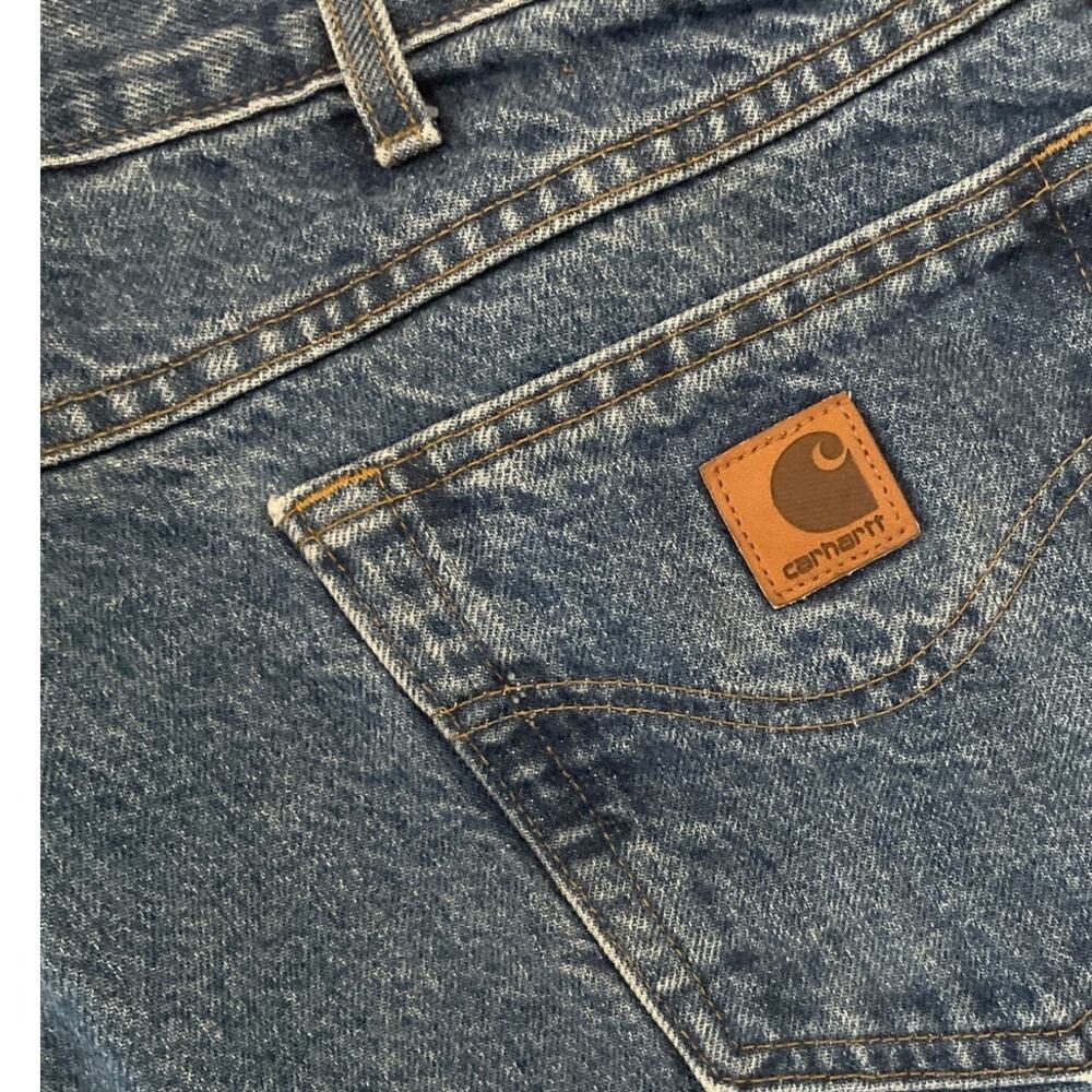 Carhartt Flannel Lined jeans Mens 38 Union Made Pants